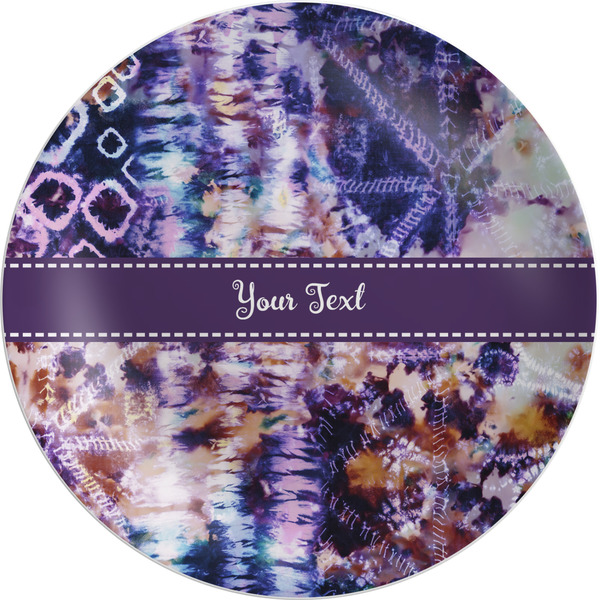 Custom Tie Dye Melamine Plate (Personalized)