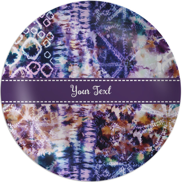 Custom Tie Dye Melamine Plate - 10" (Personalized)
