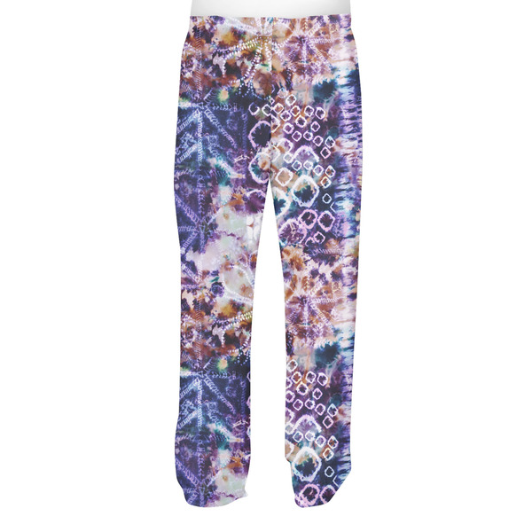 Tie Dye Men's Pjs Back - on model