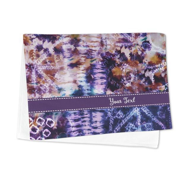 Tie Dye Microfiber Dish Towel - FOLDED HALF
