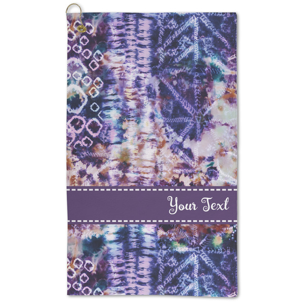 Custom Tie Dye Microfiber Golf Towel - Large (Personalized)