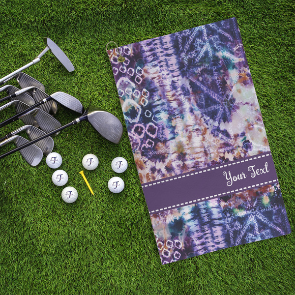 Tie Dye Microfiber Golf Towels - LIFESTYLE