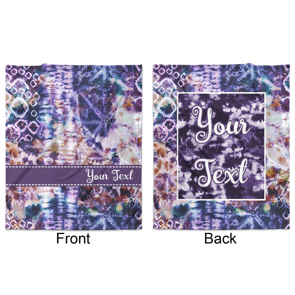 Tie Dye Minky Blanket - 50"x60" - Double Sided - Front & Back