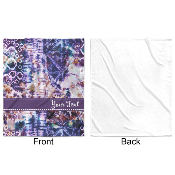 Tie Dye Minky Blanket - 50"x60" - Single Sided - Front & Back