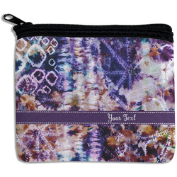 Tie Dye Rectangular Coin Purse (Personalized)