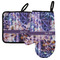 Tie Dye Left Oven Mitt & Pot Holder Set w/ Name or Text