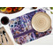 Tie Dye Octagon Placemat - Single front (LIFESTYLE) Flatlay