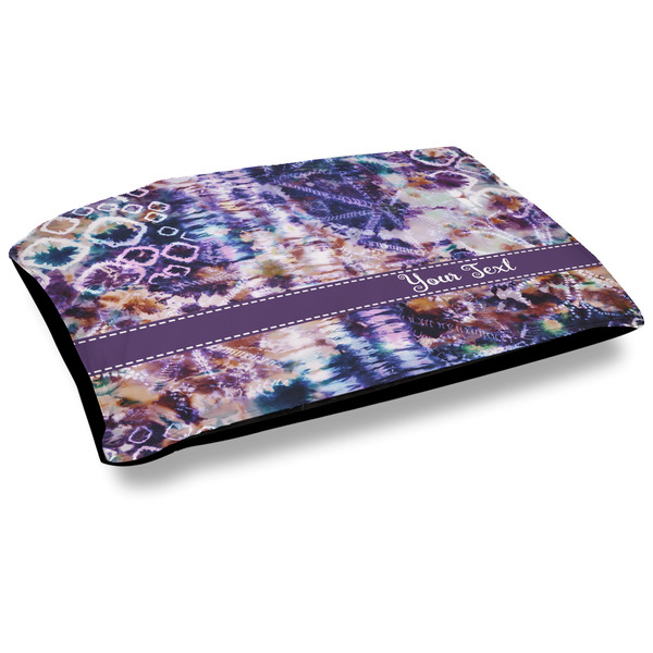 Custom Tie Dye Outdoor Dog Bed - Large (Personalized)