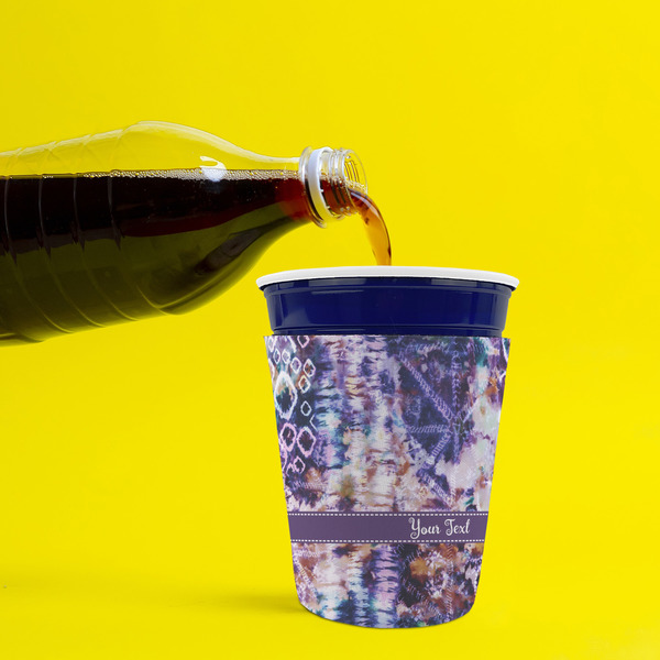 Tie Dye Party Cup Sleeves - without bottom - Lifestyle