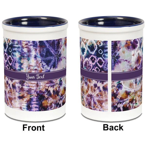 Tie Dye Pencil Holder - Blue - approval