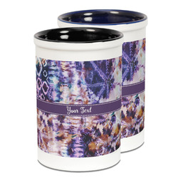 Tie Dye Ceramic Pencil Holder - Large