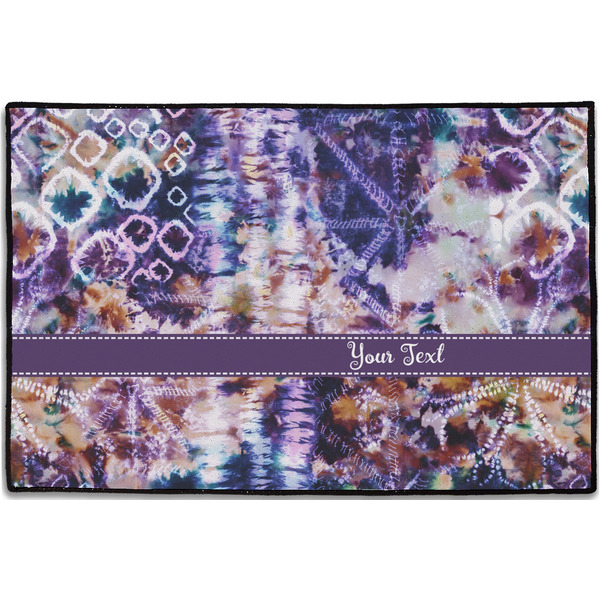 Tie Dye Personalized Door Mat - 36x24 (APPROVAL)