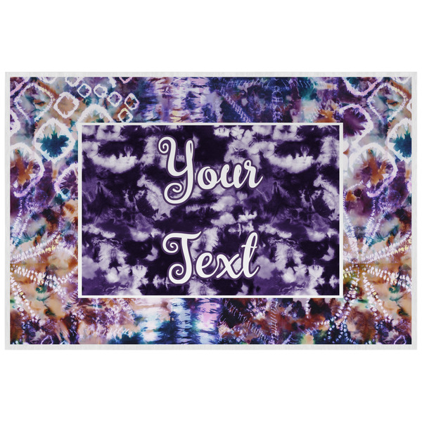 Tie Dye Personalized Placemat (Back)