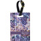 Tie Dye Plastic Luggage Tag - Rectangular w/ Name or Text