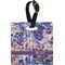 Tie Dye Plastic Luggage Tag - Square w/ Name or Text