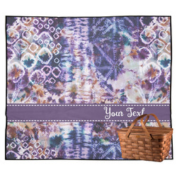 Tie Dye Outdoor Picnic Blanket (Personalized)