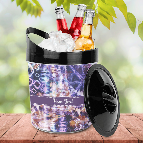 Tie Dye Plastic Ice Bucket - LIFESTYLE