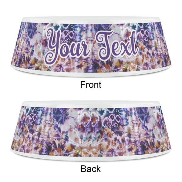 Tie Dye Plastic Pet Bowls - Small - APPROVAL