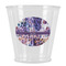 Tie Dye Plastic Shot Glass (Personalized)