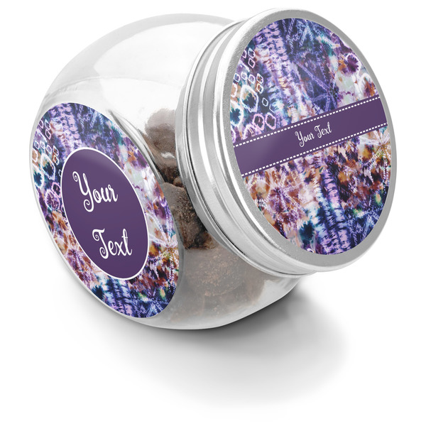 Custom Tie Dye Puppy Treat Jar (Personalized)
