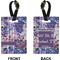Tie Dye Rectangle Luggage Tag (Front + Back)