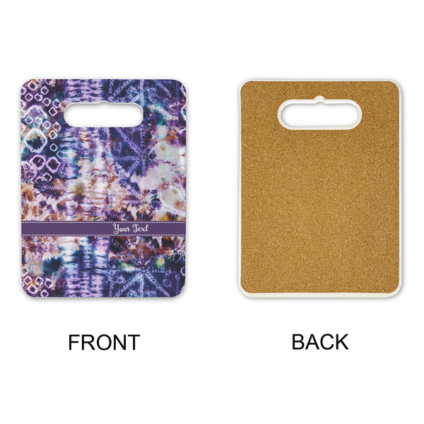Tie Dye Rectangle Trivet with Handle - APPROVAL