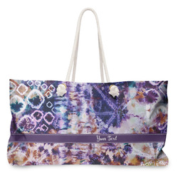 Tie Dye Large Tote Bag with Rope Handles (Personalized)