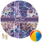 Tie Dye Round Beach Towel (Personalized)