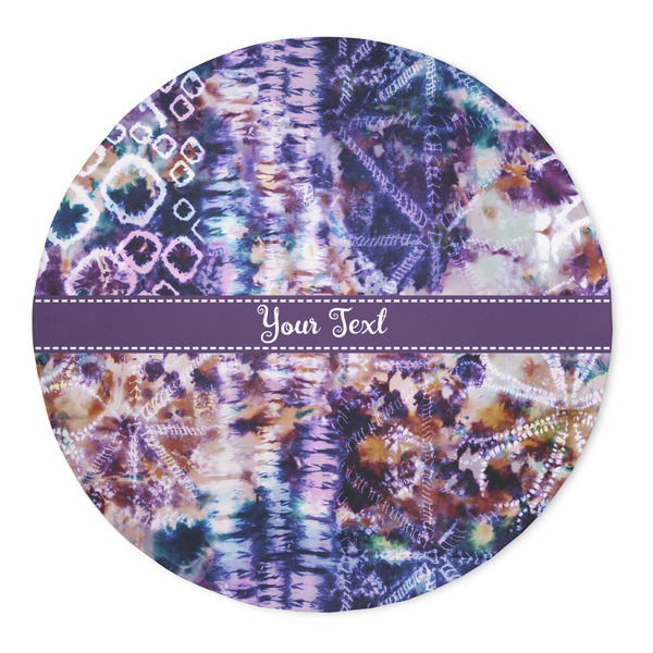 Custom Tie Dye 5' Round Indoor Area Rug (Personalized)