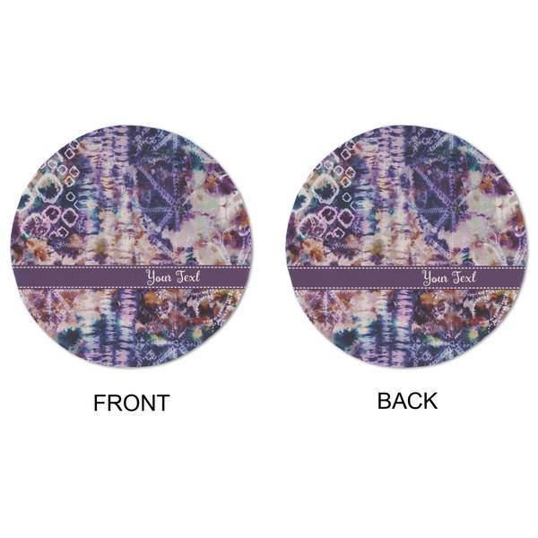 Tie Dye Round Linen Placemats - APPROVAL (double sided)
