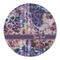 Tie Dye Round Linen Placemats - FRONT (Double Sided)