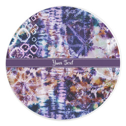 Tie Dye Round Stone Trivet (Personalized)