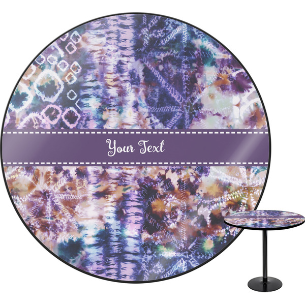 Custom Tie Dye Round Table (Personalized)