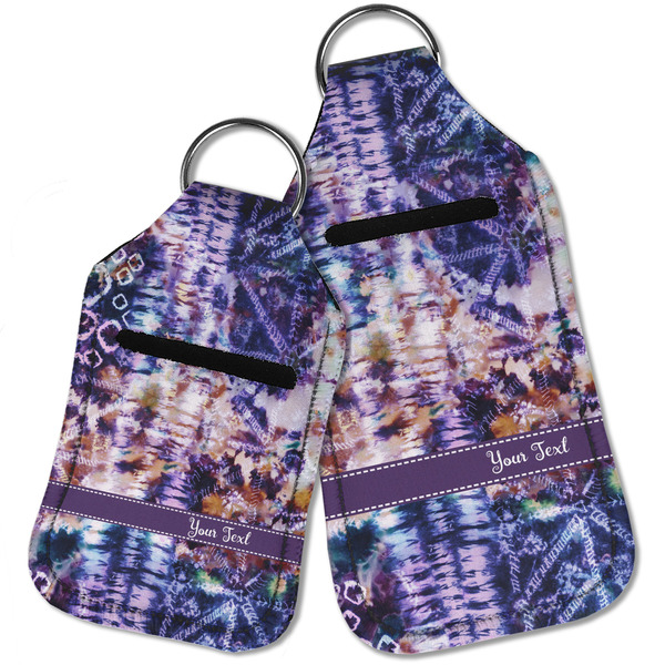Tie Dye Sanitizer Holder Keychain - Parent Main