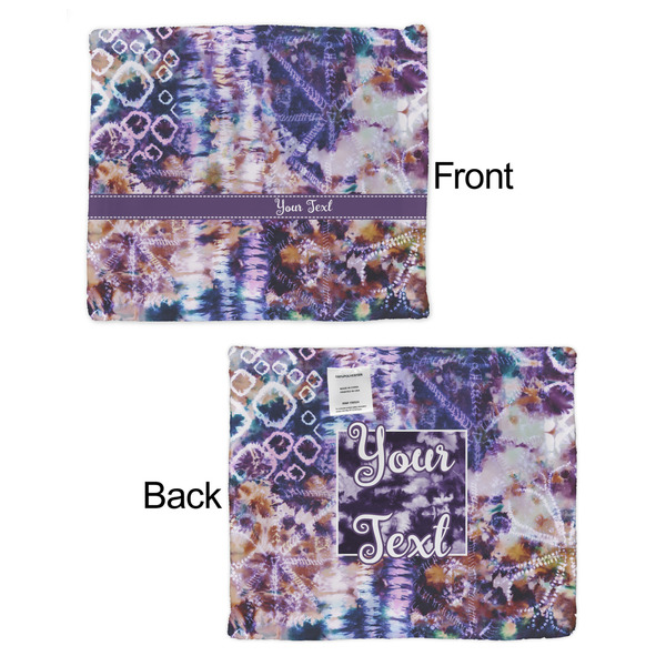 Tie Dye Security Blanket - Front & Back View