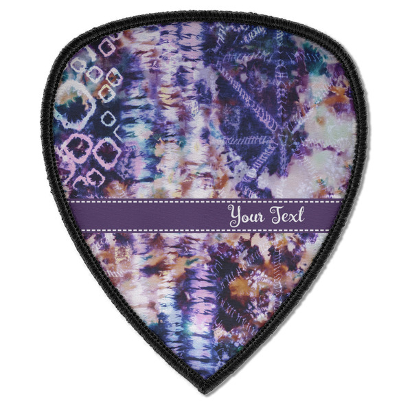 Custom Tie Dye Iron on Shield Patch A w/ Name or Text