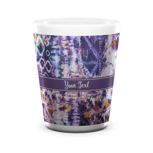 Tie Dye Shot Glass - White - FRONT