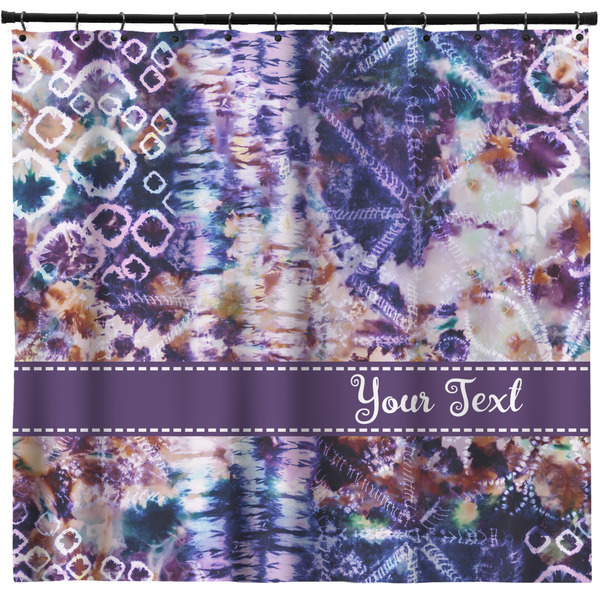 Custom Tie Dye Shower Curtain (Personalized)