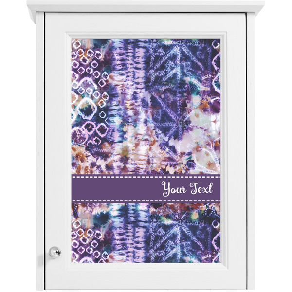 Tie Dye Single White Cabinet Decal