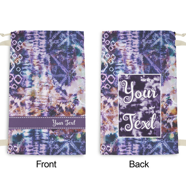 Tie Dye Small Laundry Bag - Front & Back View