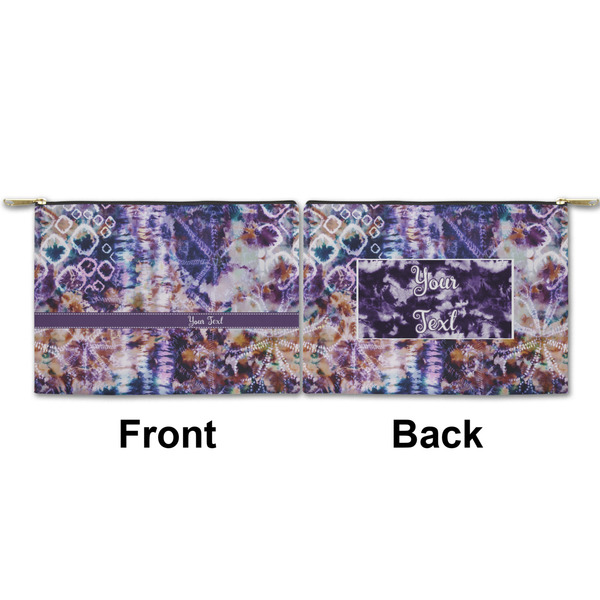 Tie Dye Small Zipper Pouch Approval (Front and Back)