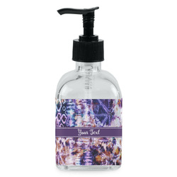 Tie Dye Glass Soap & Lotion Bottle - Single Bottle (Personalized)