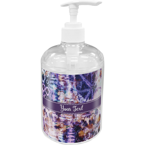 Custom Tie Dye Acrylic Soap & Lotion Bottle (Personalized)