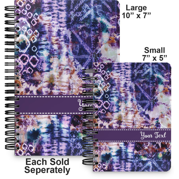 Tie Dye Spiral Journal - Comparison