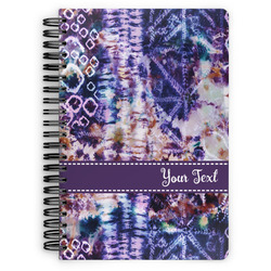 Tie Dye Spiral Notebook - 7x10 w/ Name or Text