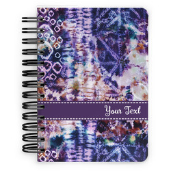 Tie Dye Spiral Notebook - 5x7 w/ Name or Text