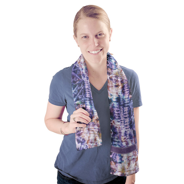 Tie Dye Sport Towel - Exercise use - Model