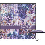 Tie Dye Square Table Top - 30" (Personalized)