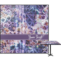 Tie Dye Square Table Top - 30" (Personalized)