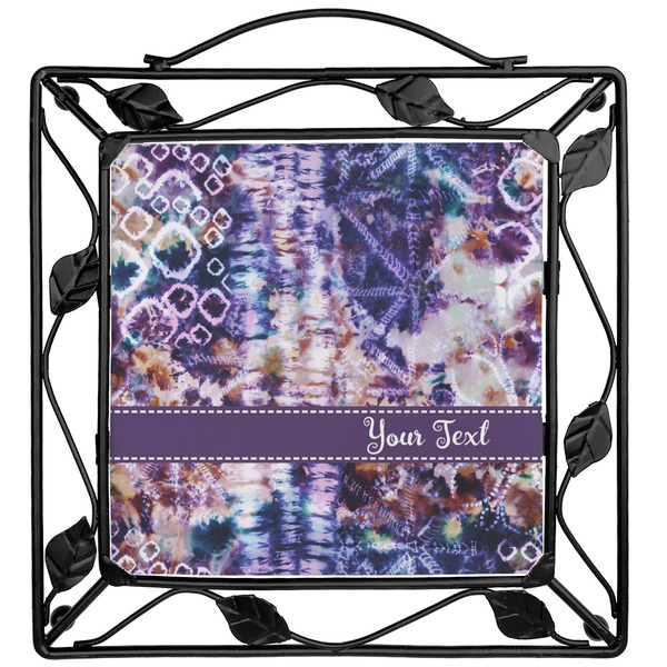 Custom Tie Dye Square Trivet (Personalized)